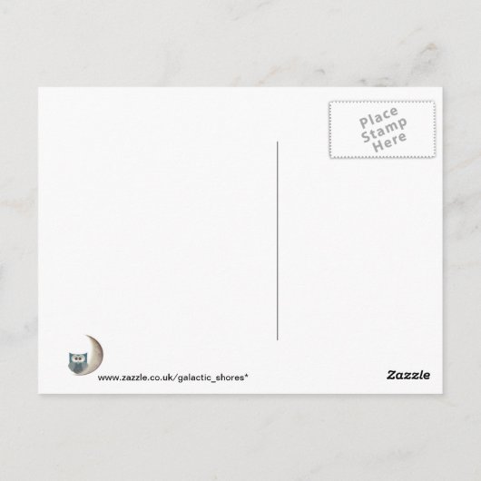 Moon Briefkaart (Achterkant)