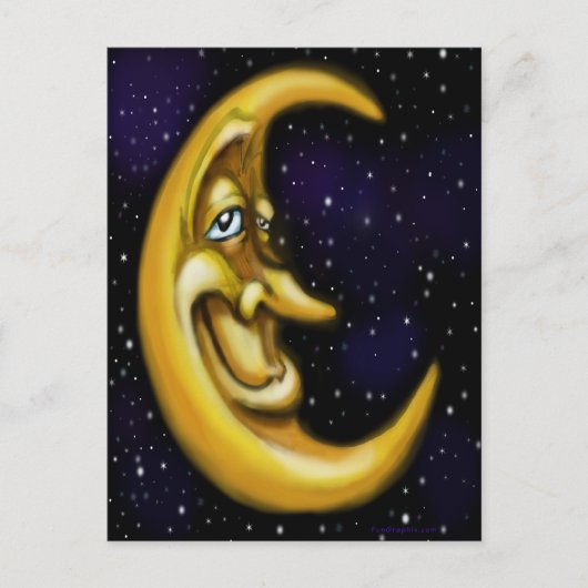 Moon Briefkaart (Voorkant)