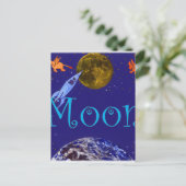 Moon Briefkaart (Staand voorkant)