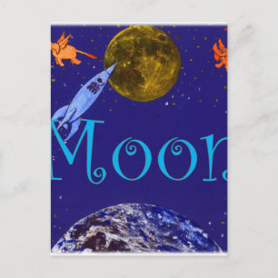 Moon Briefkaart