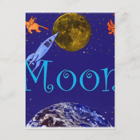 Moon Briefkaart (Voorkant)