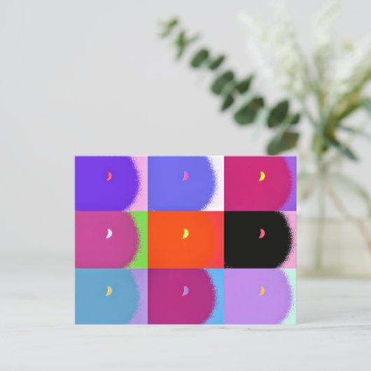 MOON BRIEFKAART (Staand voorkant)