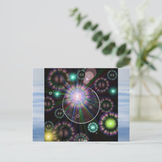 Moon Briefkaart (Staand voorkant)