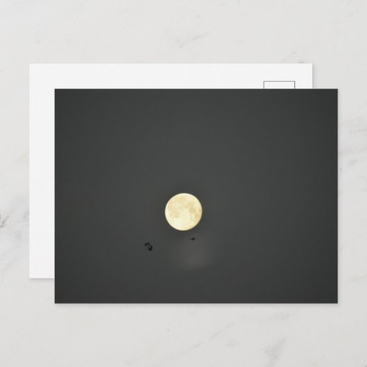 Moon Briefkaart (Voorkant / Achterkant)