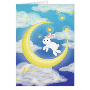 Moon Bunny Blue