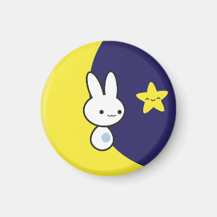 Moon Bunny Magneet