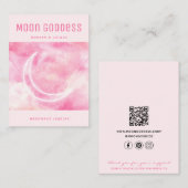 Moon Business QR Code Sieraden Display Kaarten Contactkaartje (Voorkant / Achterkant)