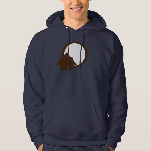 Moon Cabin: BenaderbareWolf Hoodie door JH Thornto (Voorkant)
