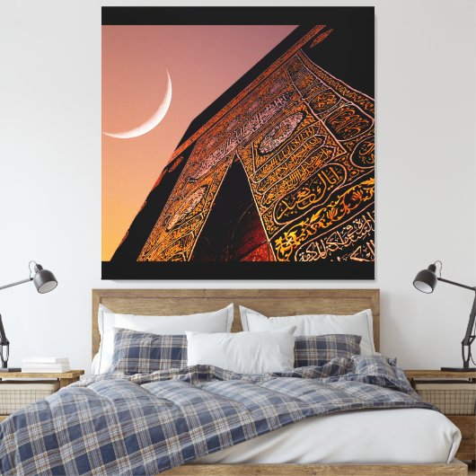 Moon Canvas Afdruk (Insitu (Slaapkamer))