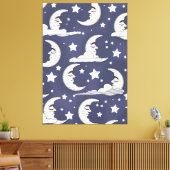Moon Canvas Afdruk (Insitu (Woonkamer))