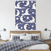 Moon Canvas Afdruk (Insitu (Slaapkamer))