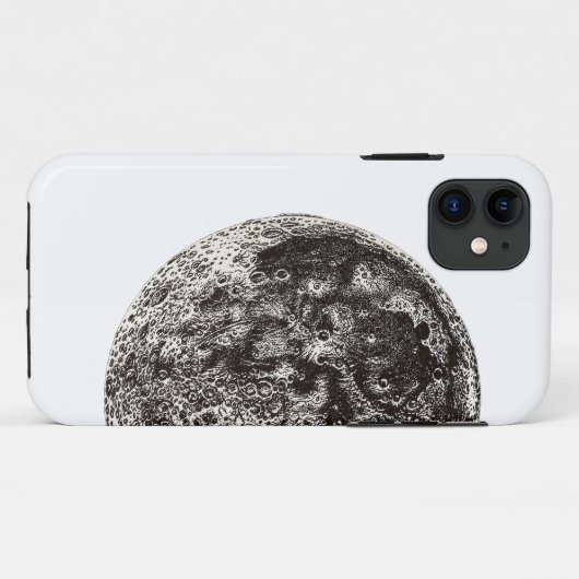 Moon Case-Mate iPhone Case (Achterkant (horizontaal))