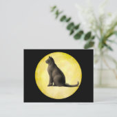 Moon Cat Briefkaart (Staand voorkant)