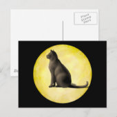 Moon Cat Briefkaart (Voorkant / Achterkant)