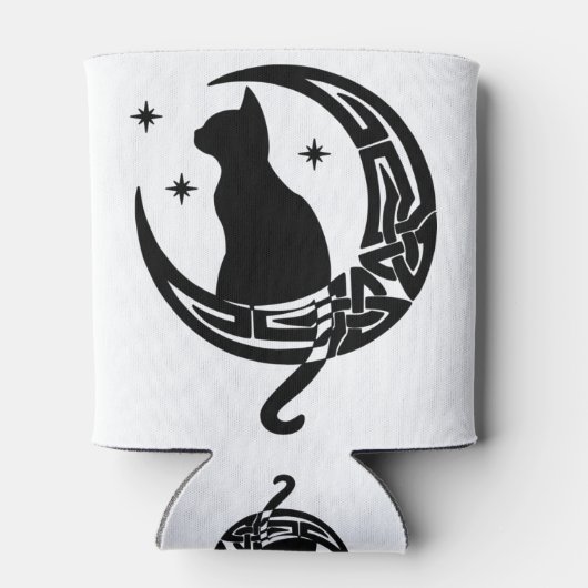 Moon Cat | Keltische maan Blikjeskoeler (Achterkant)