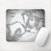 Moon Cat-muisblok Muismat (Met muis)