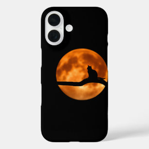 Moon Cat Phonecase iPhone 16 Hoesje