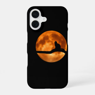 Moon Cat Phonecase iPhone 16 Hoesje