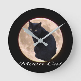 MOON CAT RONDE KLOK