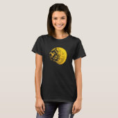 Moon Cat Tabby Cat T-shirt (Voorkant volledig)