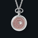 Moon Catcher Dusky Roze Schattige Ketting<br><div class="desc">Een unieke gepersonaliseerde Moon Catcher donkerroze ketting Ewatch. Een nieuwigheid cadeau idee voor het vastleggen van maan energie.</div>