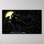 Moon Cats nacht Poster (Voorkant)