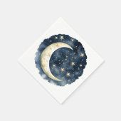 Moon Celestial Baby shower Stars Space Servet (Hoek)
