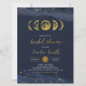 Moon Celestial Bridal Shower Kaart (Voorkant)