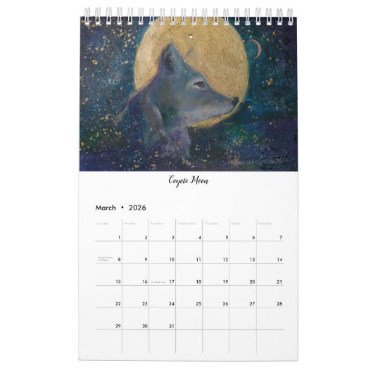 Moon Celestial Maureen Girard 2022 Kalender (Mar 2026)