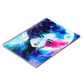 Moon Child Anime Fantasy Art Notitieboek (Linkerzijde)