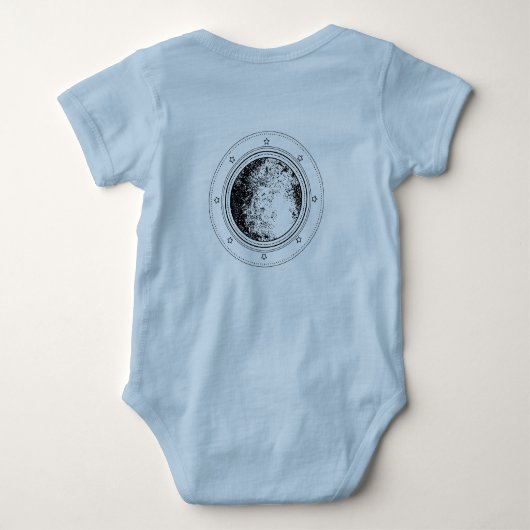 Moon Child Baby Bodysuit (Achterkant)