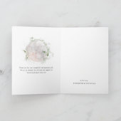 Moon Child | Baby shower van Boho Hippie Bedankkaart (Binnen)