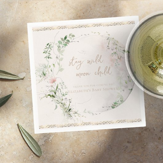 Moon Child | Baby shower van Boho Hippie Servet