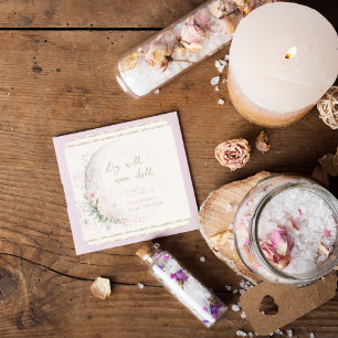 Moon Child   Baby shower van Boho Hippie Vierkante Sticker