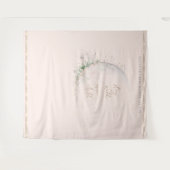 Moon Child | Baby shower van Boho Hippie Wandkleed (Voorkant (horizontaal))