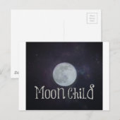 Moon Child Briefkaart (Voorkant / Achterkant)