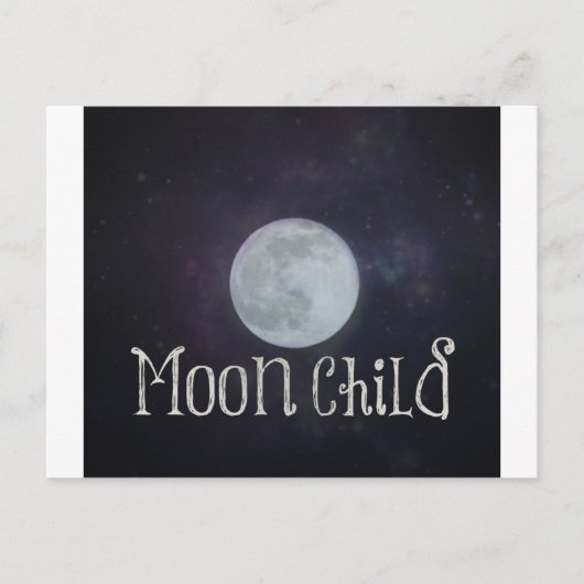 Moon Child Briefkaart (Voorkant)