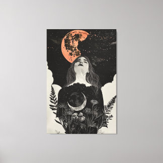 Moon Child Canvas Afdruk
