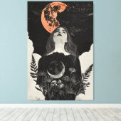 Moon Child Canvas Afdruk (Insitu (Houten vloer))