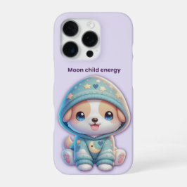 Moon Child Energy Dog Case iPhone 16 Pro Hoesje