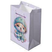 Moon Child Energy Dog Gift Bag Medium Cadeauzakje (Voorkant Gekanteld)