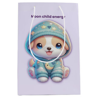 Moon Child Energy Dog Gift Bag Medium Cadeauzakje