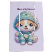 Moon Child Energy Dog Gift Bag Medium Cadeauzakje (Achterkant)