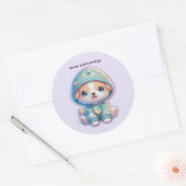 Moon Child Energy Dog Sticker (Envelop)