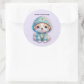 Moon Child Energy Dog Sticker (Tas)