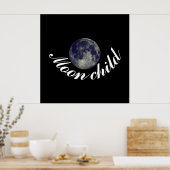 Moon Child, Full Moon Poster (Keuken)