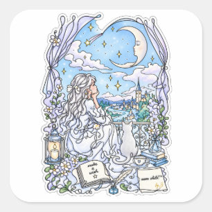 Moon Child™ Hemels Origineel Karakter Sticker