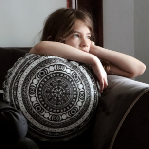 Moon Child Mandala Triple Moon Rond Kussen