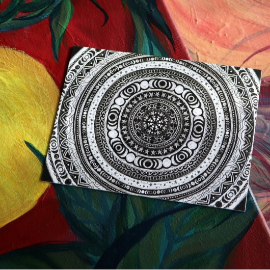 Moon Child Mandala Triple Moon Witch Briefkaart