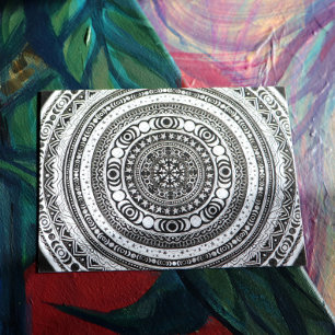 Moon Child Mandala Triple Moon Witch Feestdagenkaart